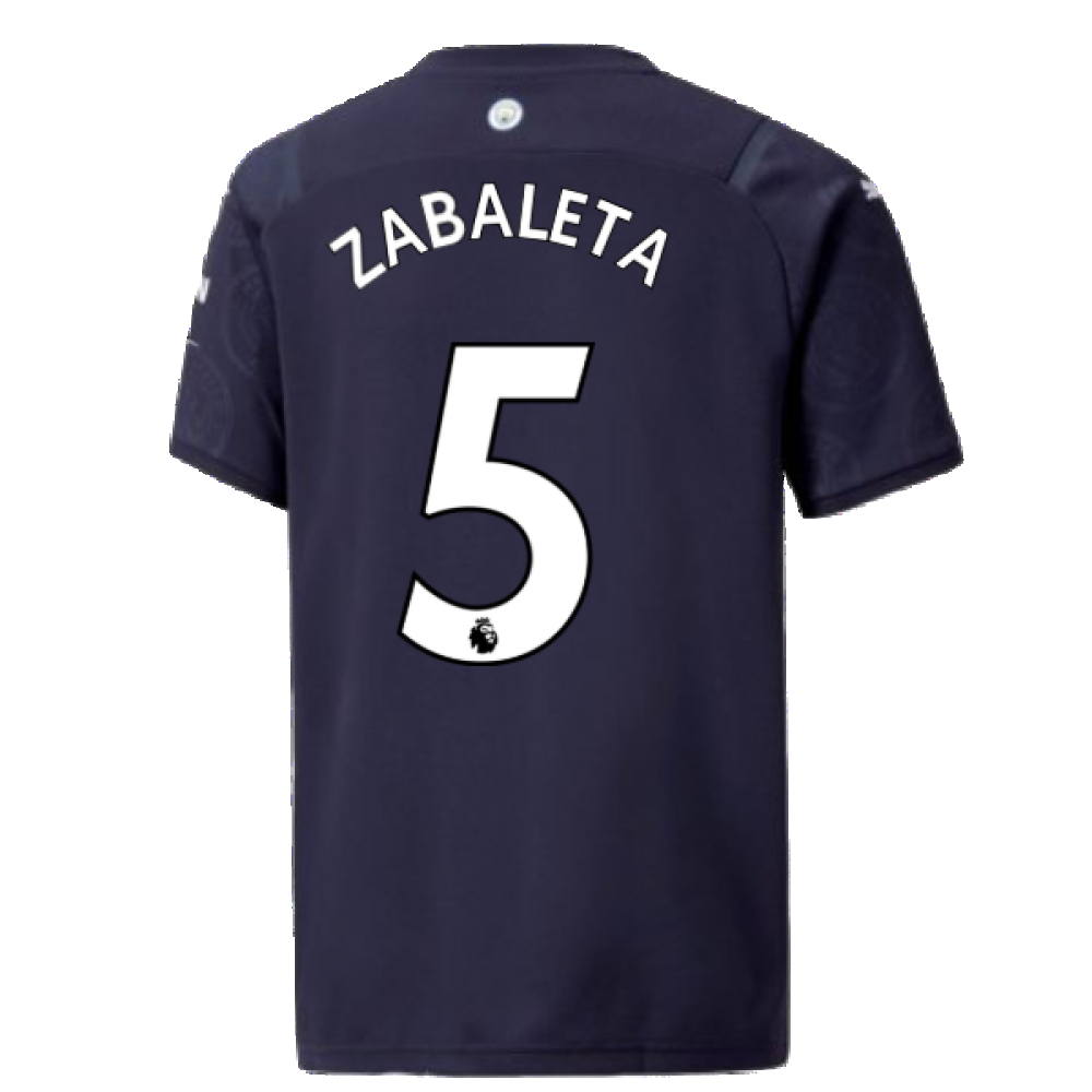 2021-2022 Man City 3rd Shirt (Kids) (ZABALETA 5)