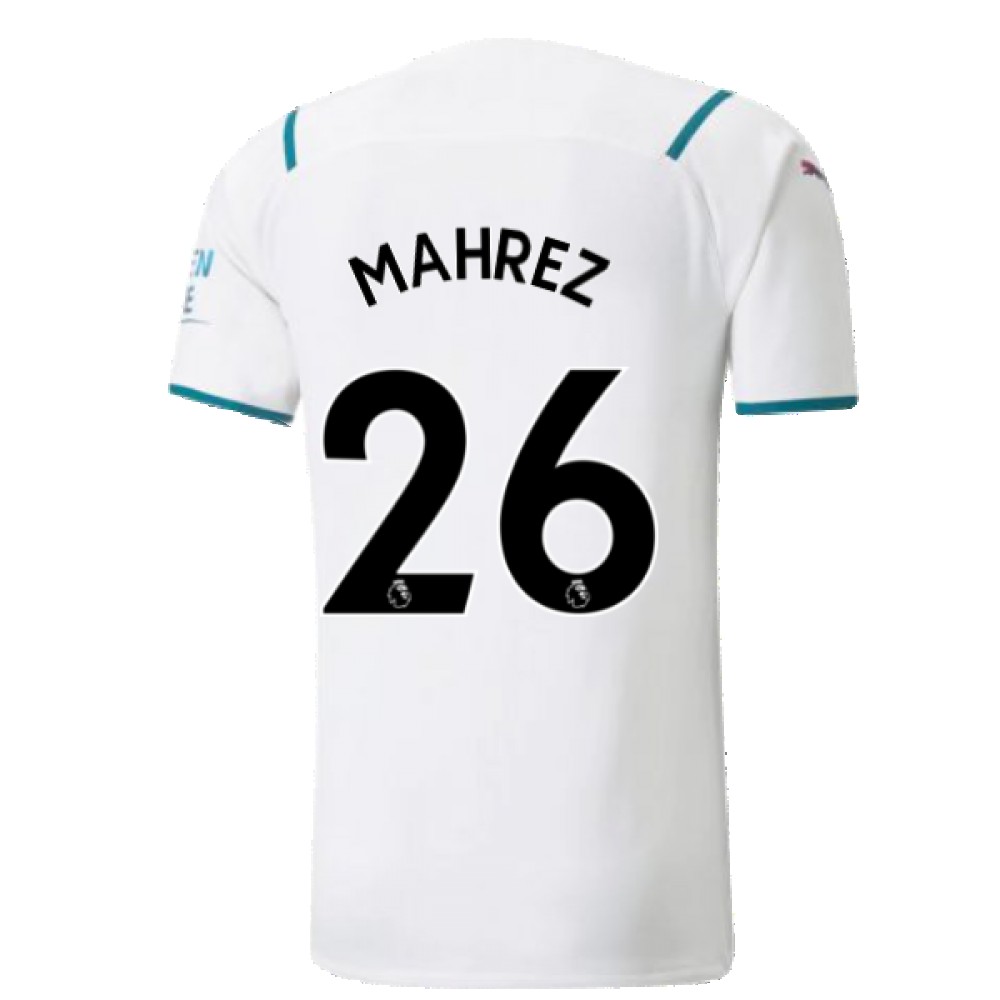 2021-2022 Man City Authentic Away Shirt (MAHREZ 26)