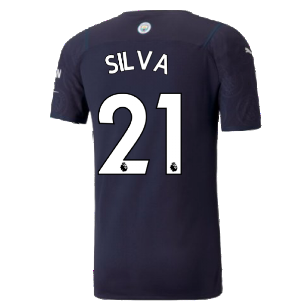 2021-2022 Man City Authentic Third Shirt (SILVA 21)