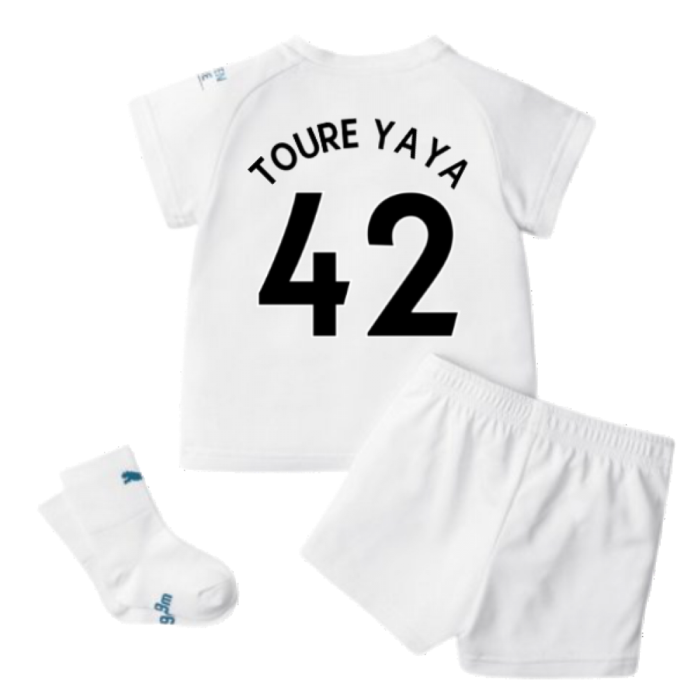 2021-2022 Man City Away Baby Kit (TOURE YAYA 42)