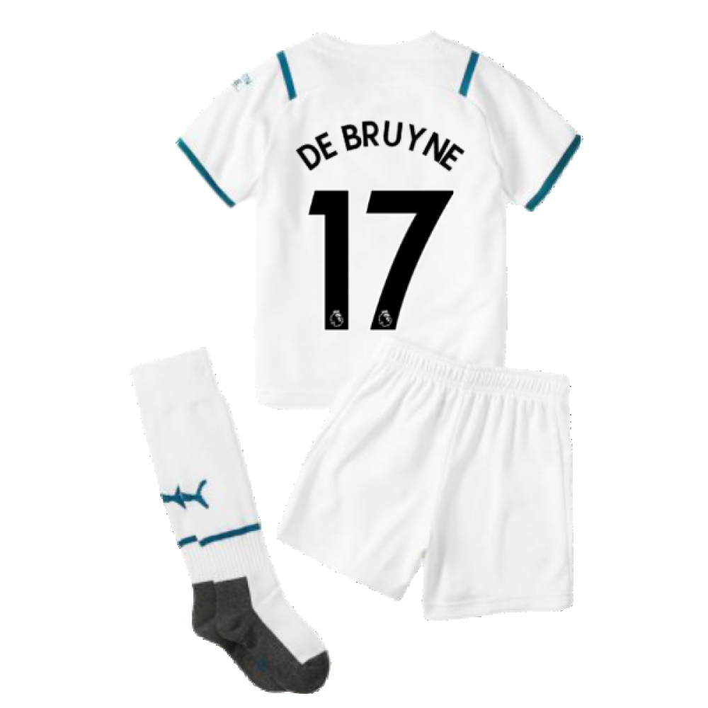 2021-2022 Man City Away Mini Kit (DE BRUYNE 17)