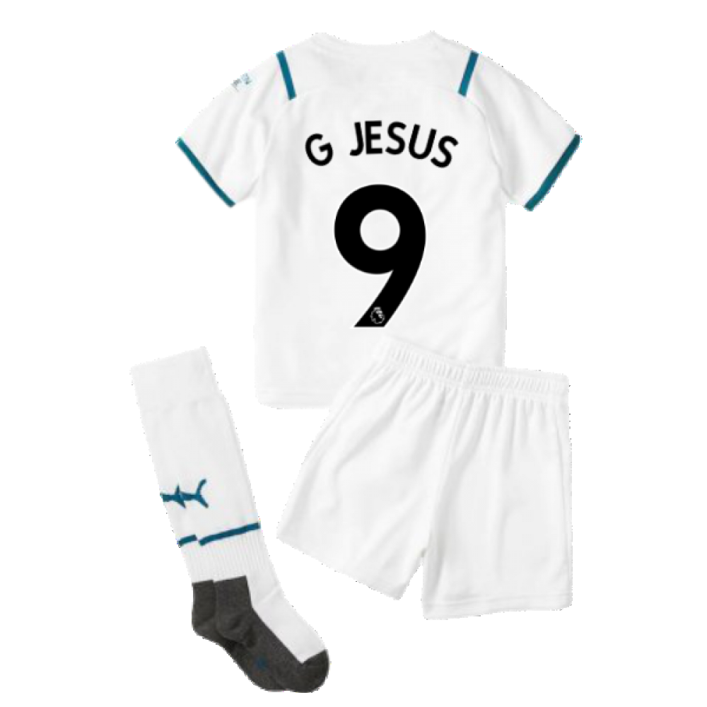 2021-2022 Man City Away Mini Kit (G JESUS 9)