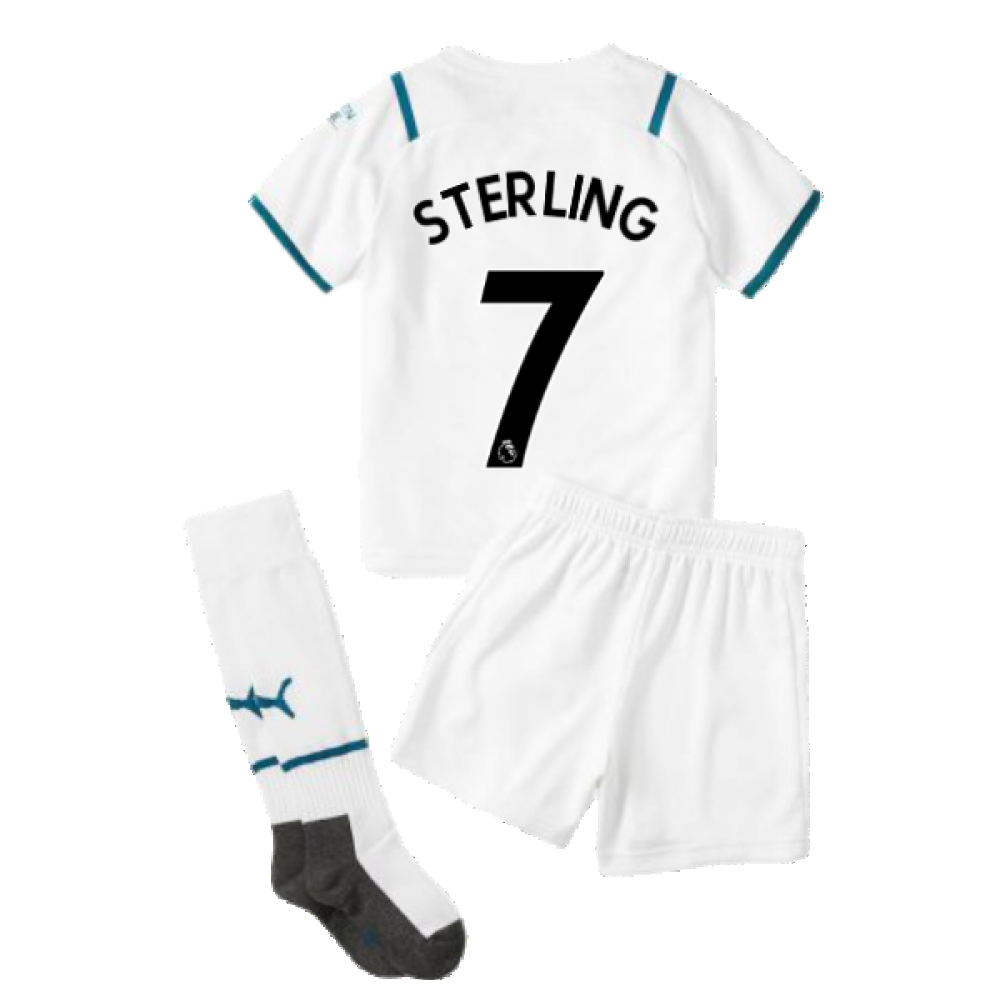 2021-2022 Man City Away Mini Kit (STERLING 7)