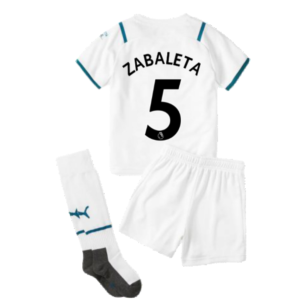 2021-2022 Man City Away Mini Kit (ZABALETA 5)