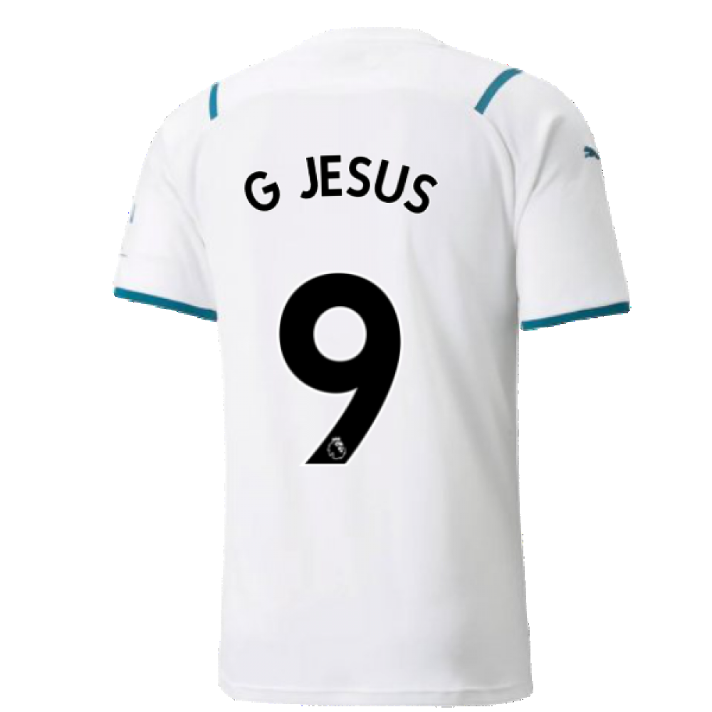 2021-2022 Man City Away Shirt (G JESUS 9)