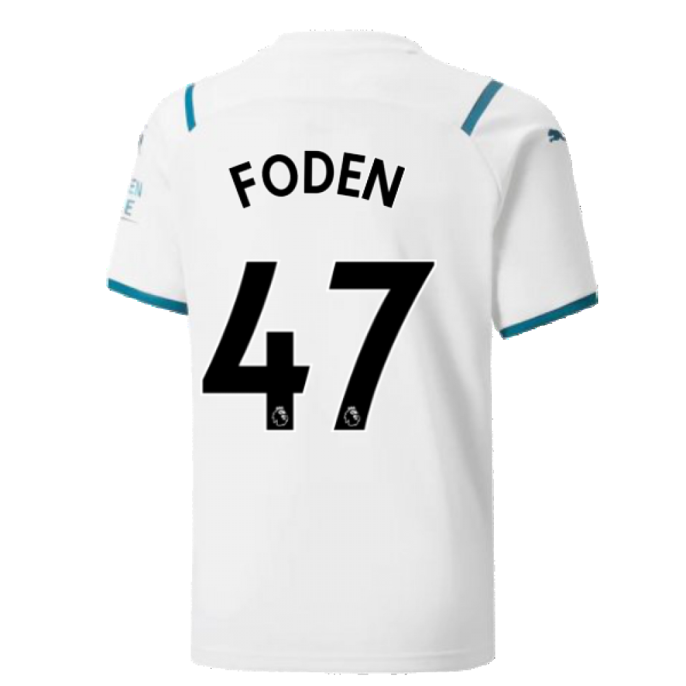 2021-2022 Man City Away Shirt (Kids) (FODEN 47)