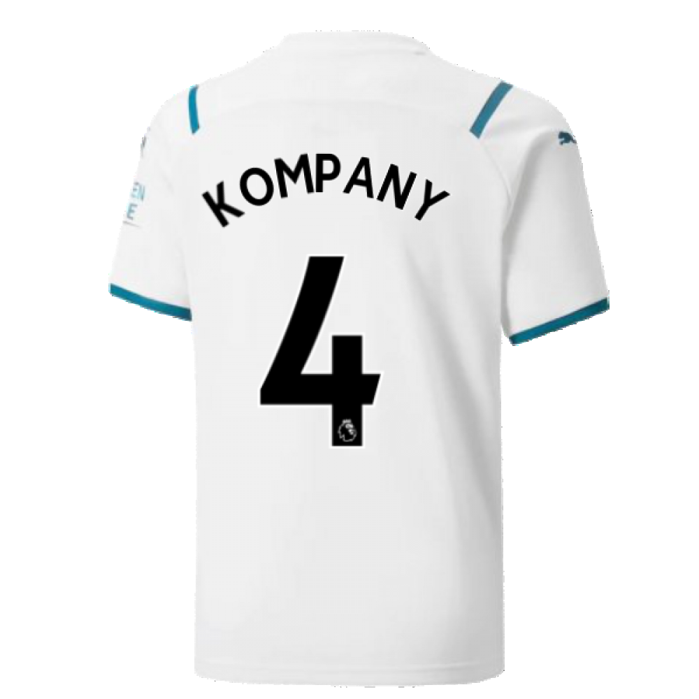 2021-2022 Man City Away Shirt (Kids) (KOMPANY 4)