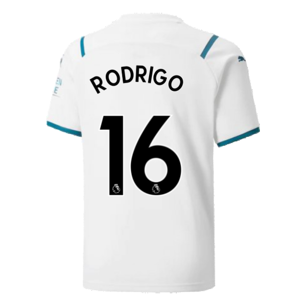 2021-2022 Man City Away Shirt (Kids) (RODRIGO 16)