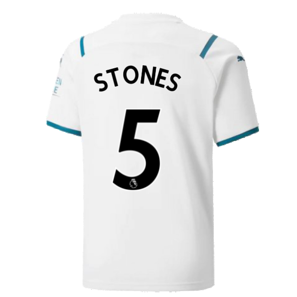 2021-2022 Man City Away Shirt (Kids) (STONES 5)