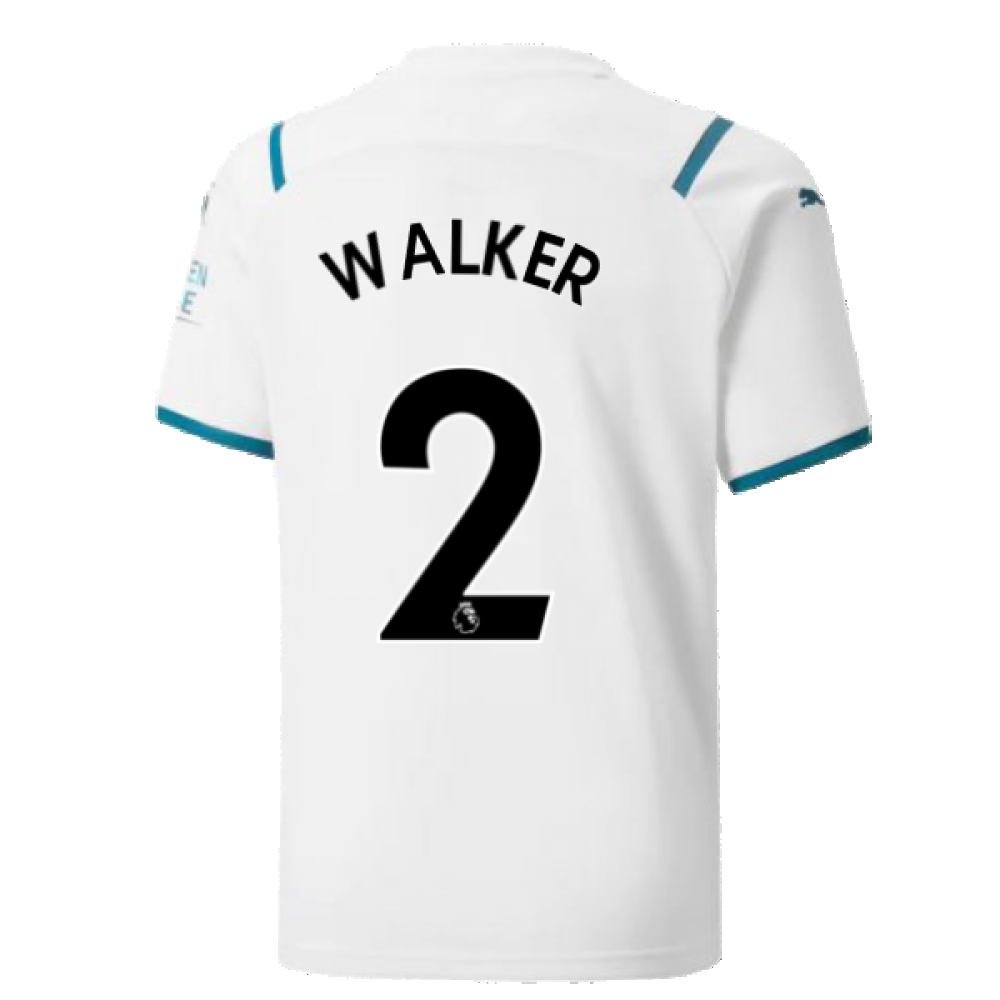 2021-2022 Man City Away Shirt (Kids) (WALKER 2)