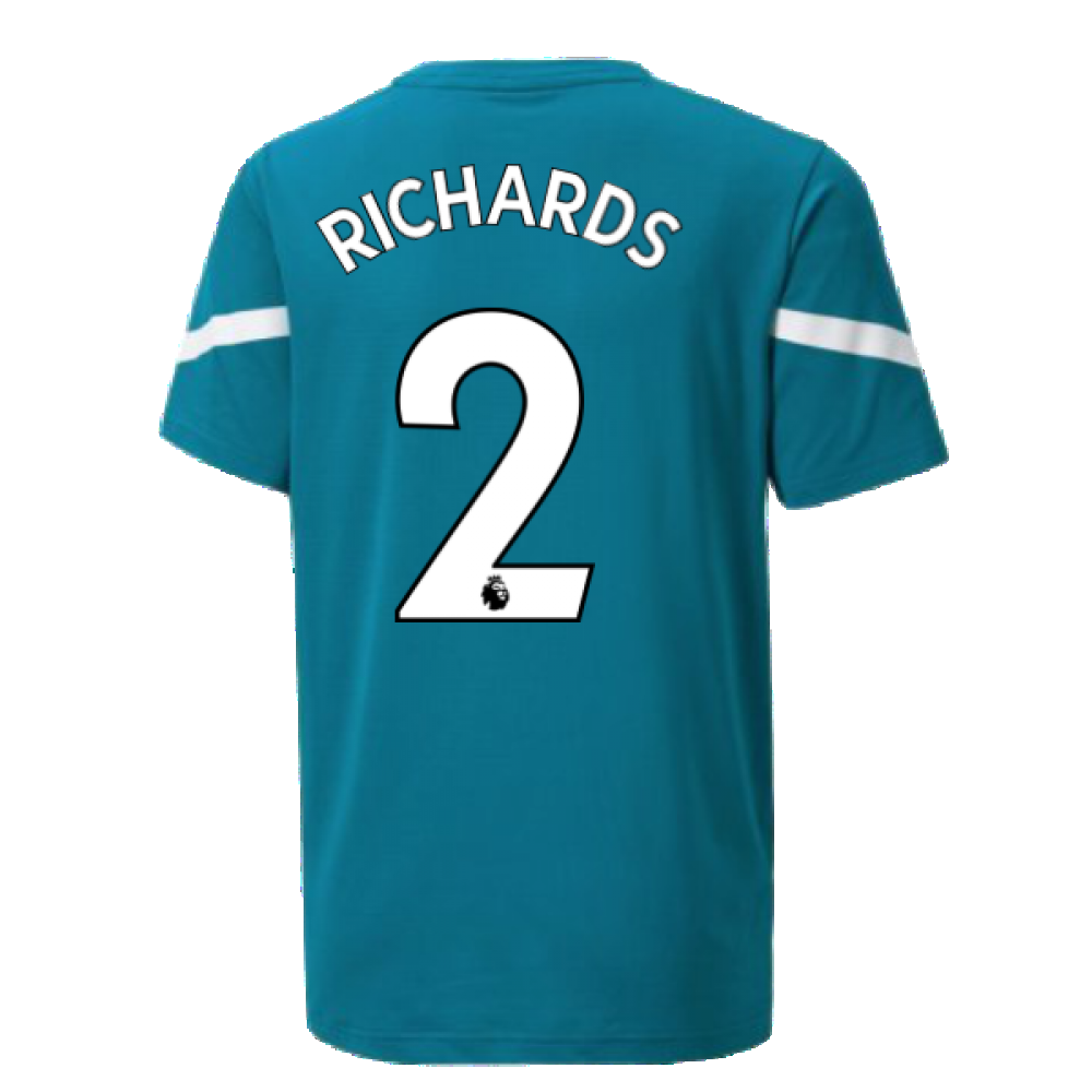 2021-2022 Man City Pre Match Jersey (Ocean Depths) - Kids (RICHARDS 2)