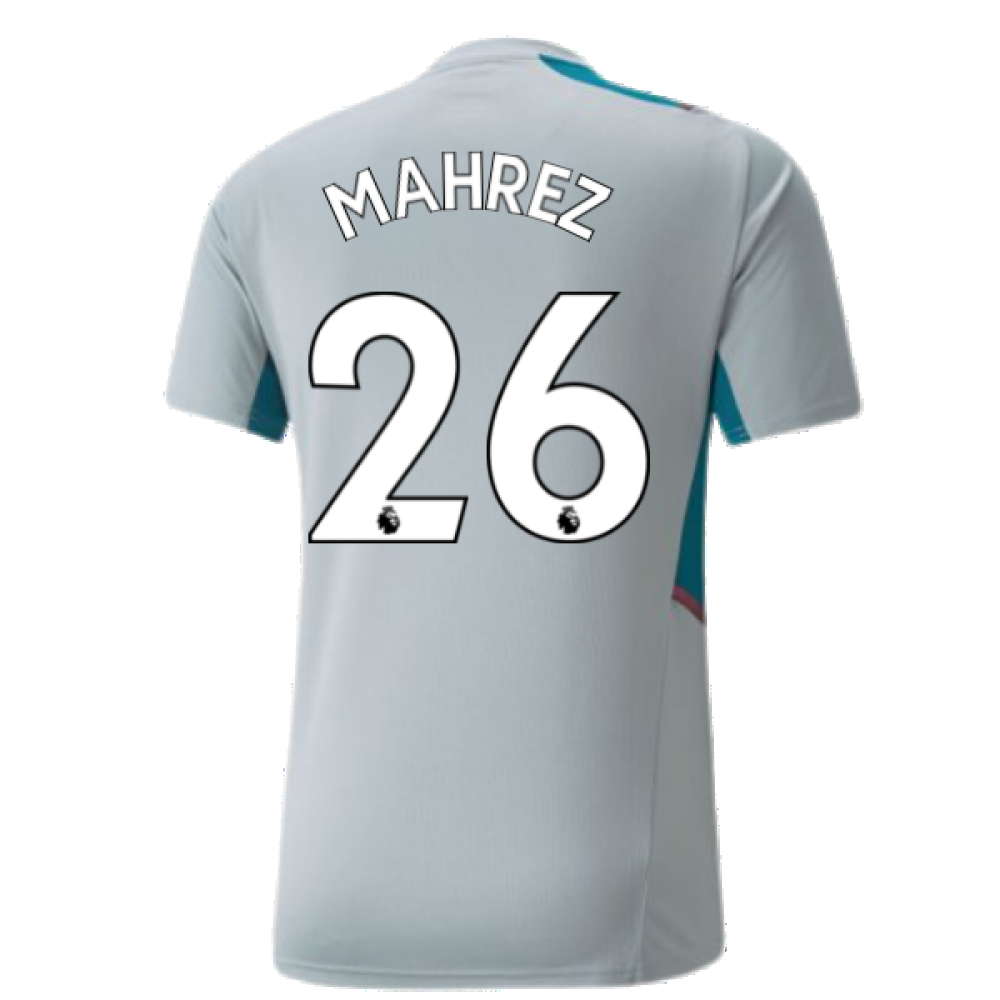 2021-2022 Man City PRO Training Jersey (Quarry) (MAHREZ 26)