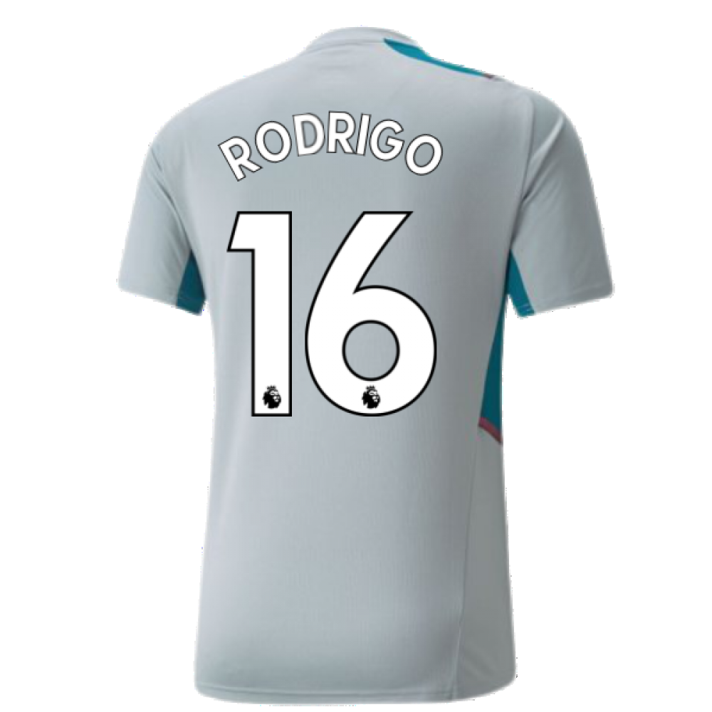 2021-2022 Man City PRO Training Jersey (Quarry) (RODRIGO 16)