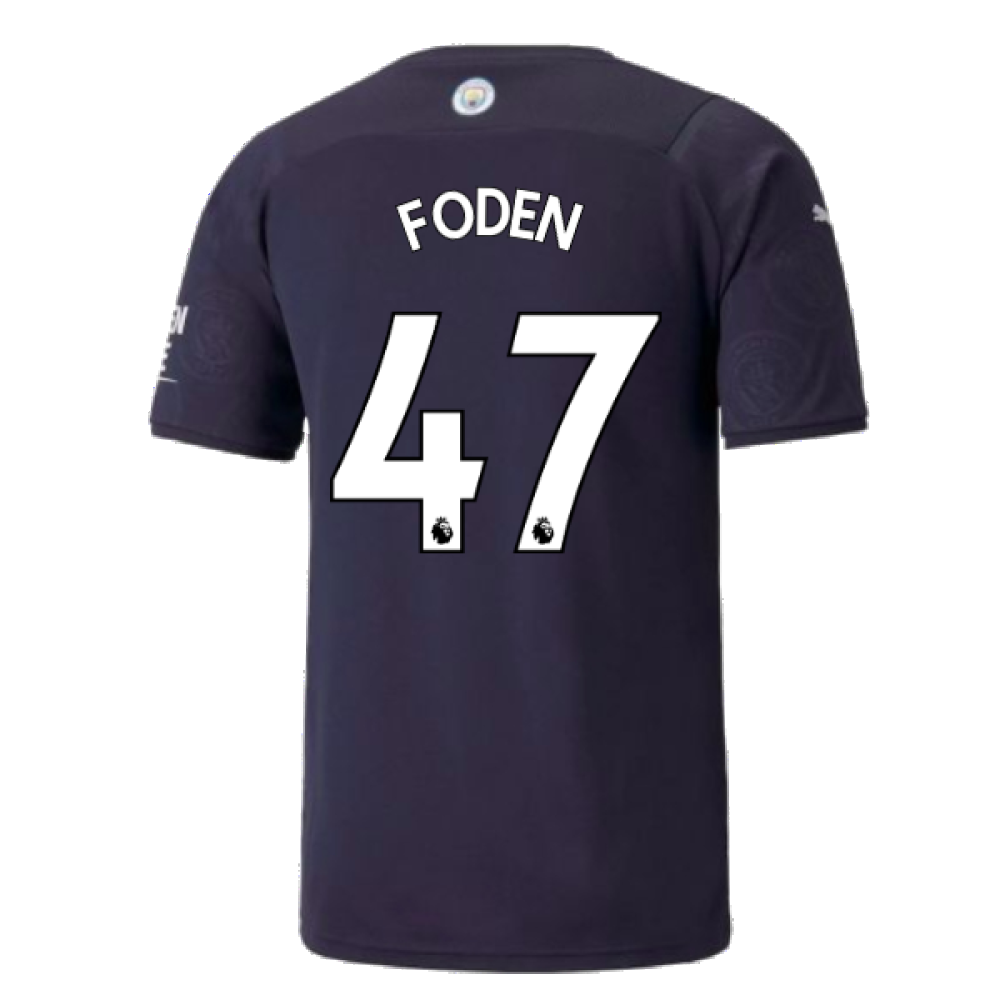 2021-2022 Man City Third Player Issue Shirt (FODEN 47)