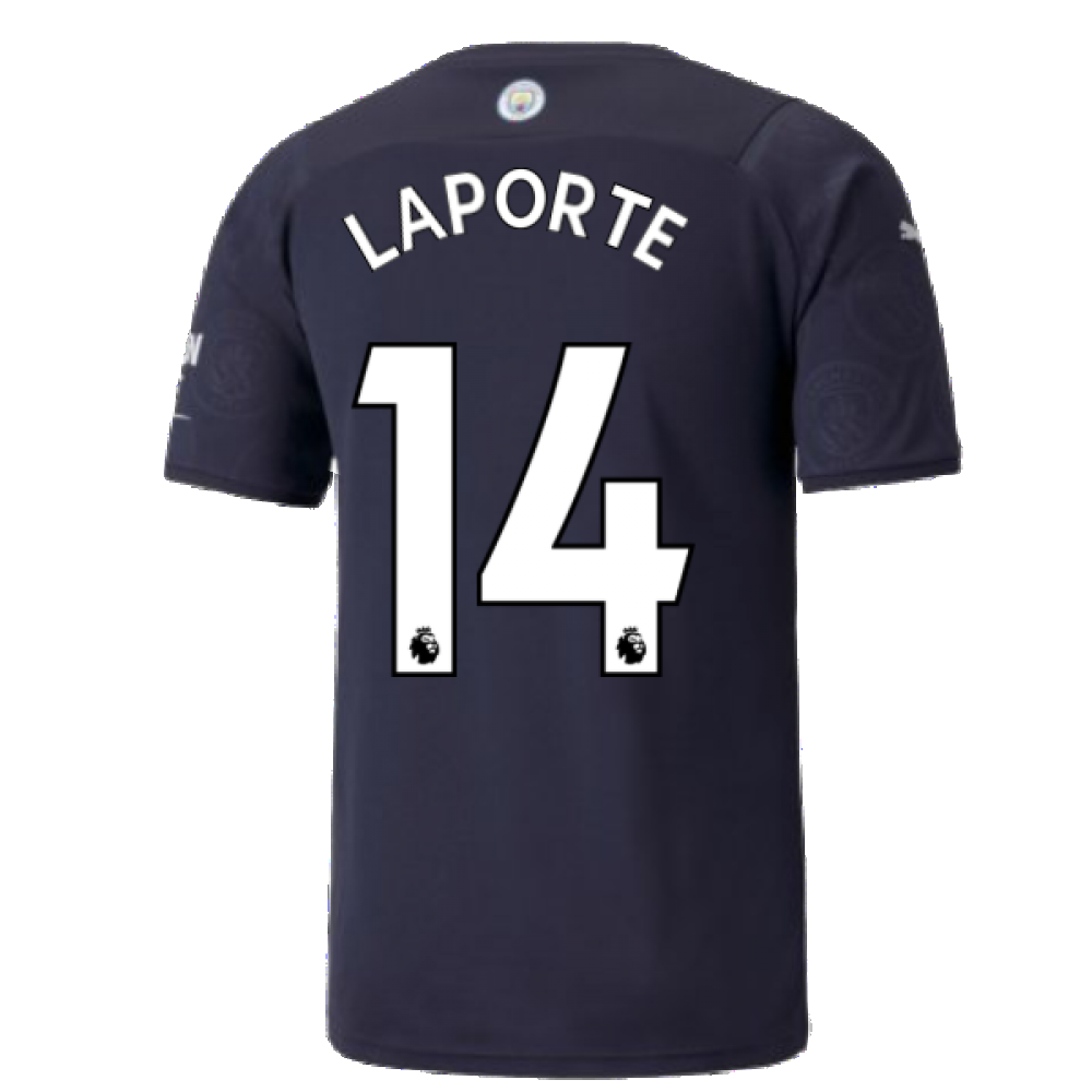 2021-2022 Man City Third Shirt (LAPORTE 14)