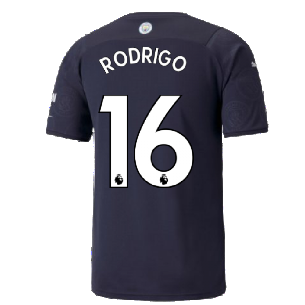 2021-2022 Man City Third Shirt (RODRIGO 16)