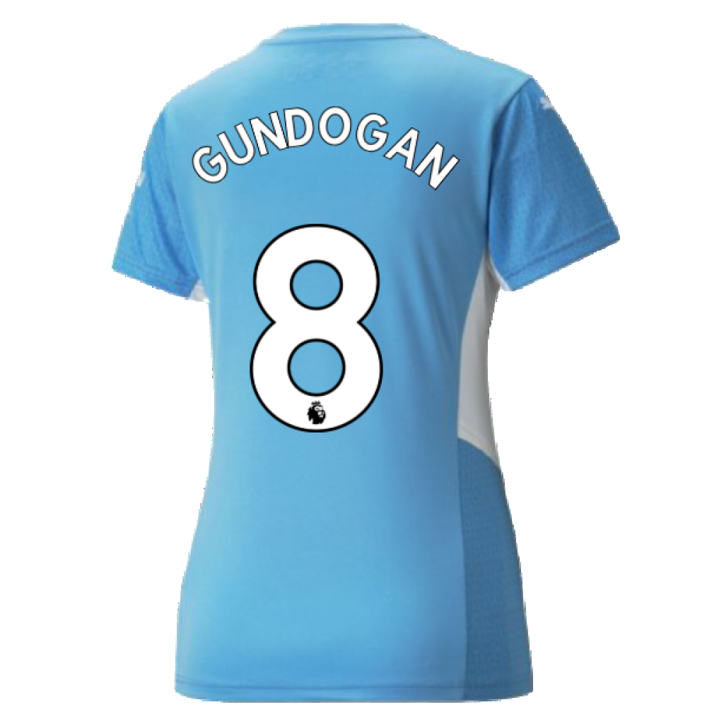 2021-2022 Man City Womens Home Shirt (GUNDOGAN 8)