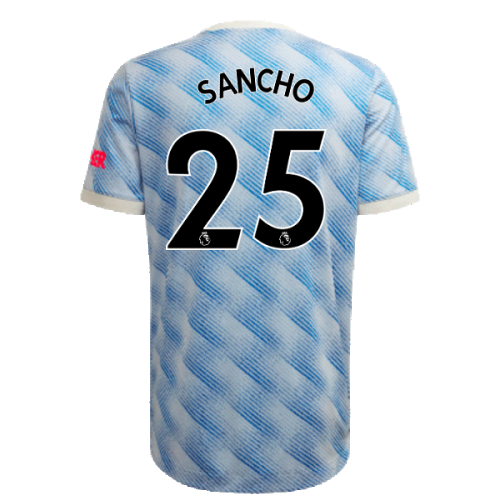 2021-2022 Man Utd Authentic Away Shirt (SANCHO 25)