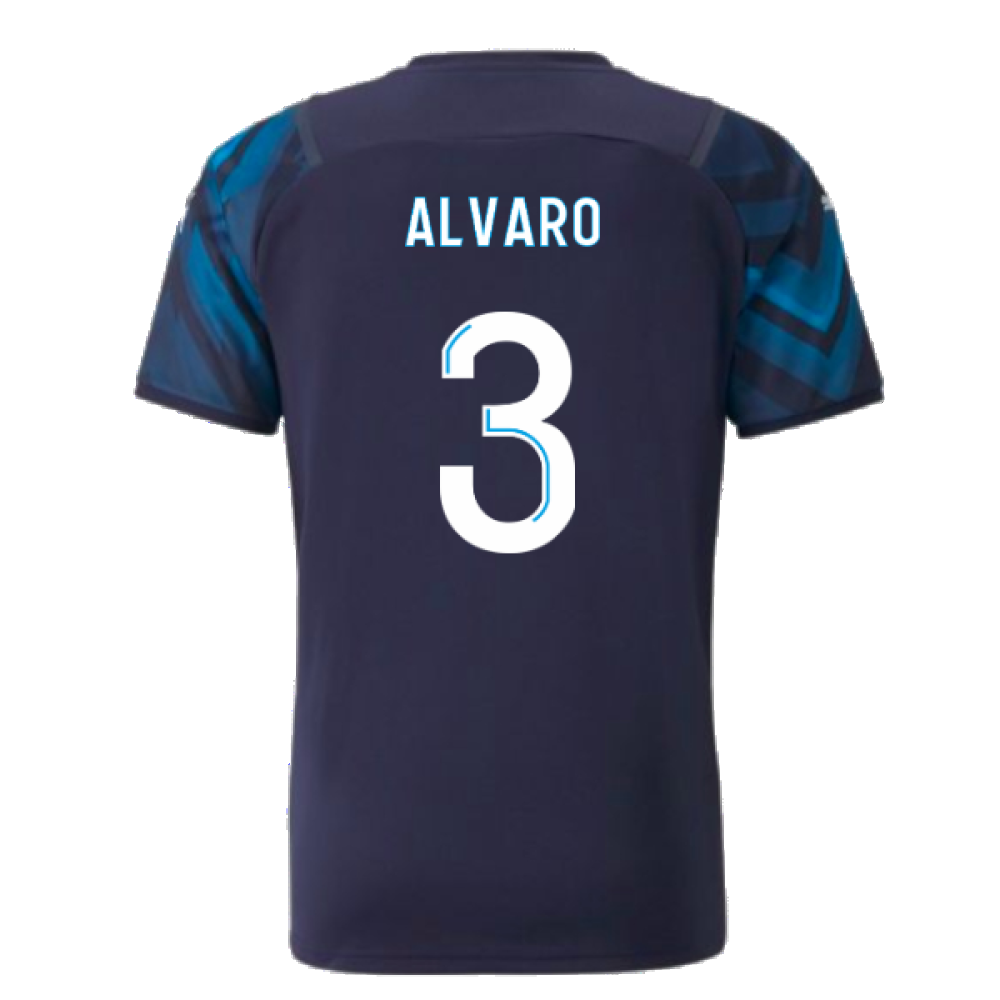 2021-2022 Marseille Authentic Away Shirt (ALVARO 3)