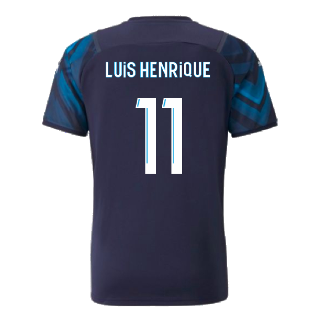 2021-2022 Marseille Authentic Away Shirt (LUIS HENRIQUE 11)