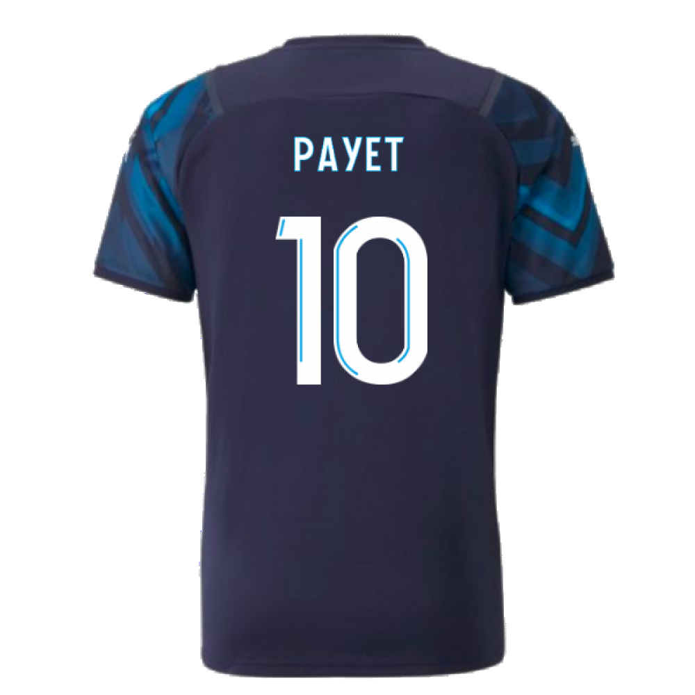 2021-2022 Marseille Authentic Away Shirt (PAYET 10)