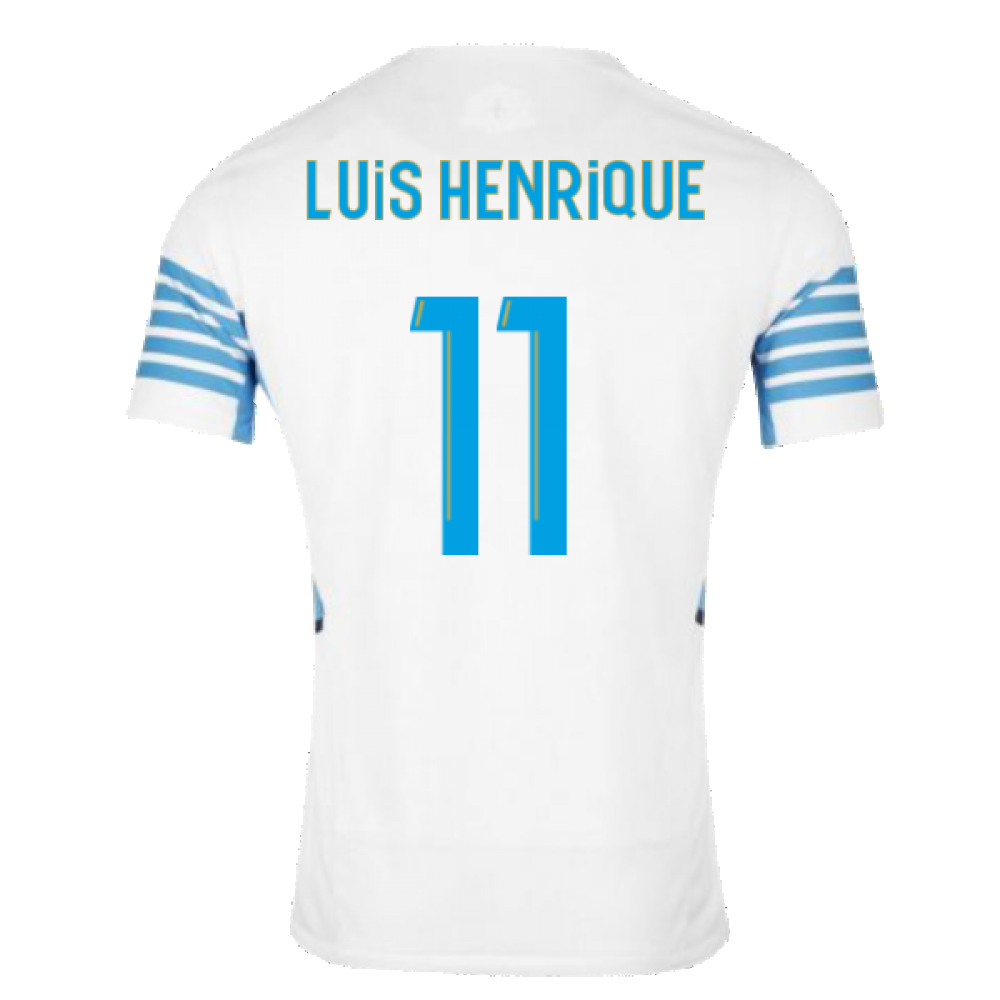 2021-2022 Marseille Authentic Home Shirt (LUIS HENRIQUE 11)