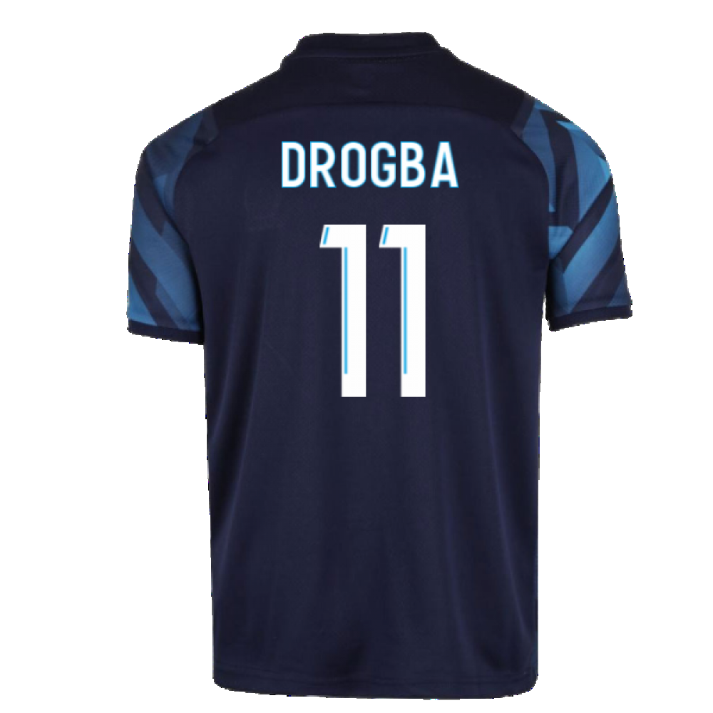 2021-2022 Marseille Away Shirt (Kids) (DROGBA 11)