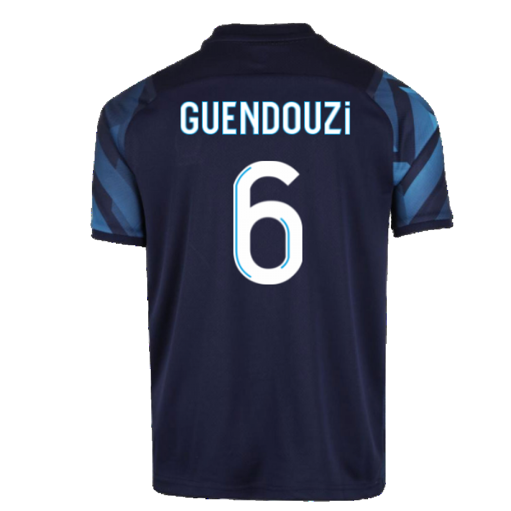 2021-2022 Marseille Away Shirt (Kids) (GUENDOUZI 6)