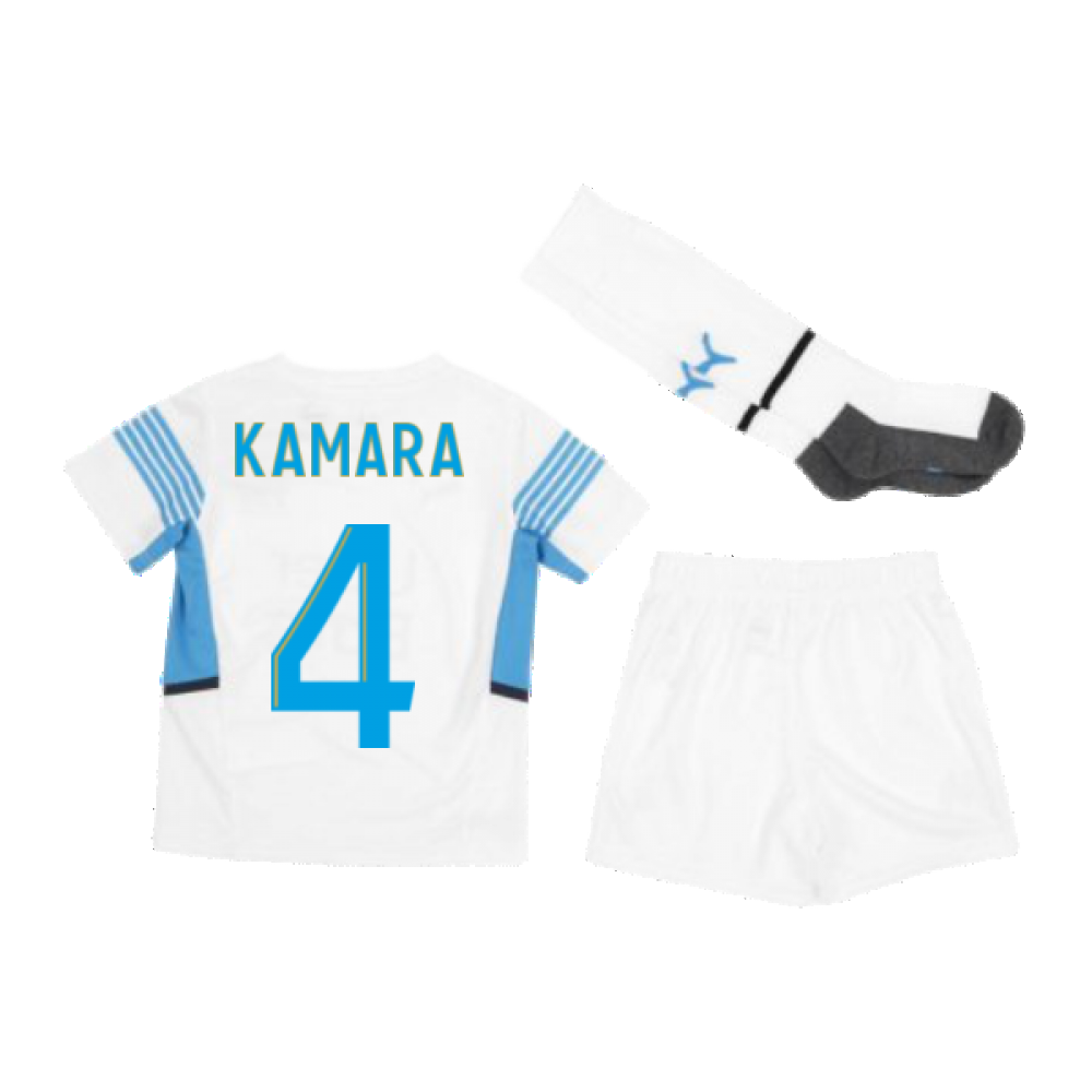 2021-2022 Marseille Home Mini Kit (KAMARA 4)