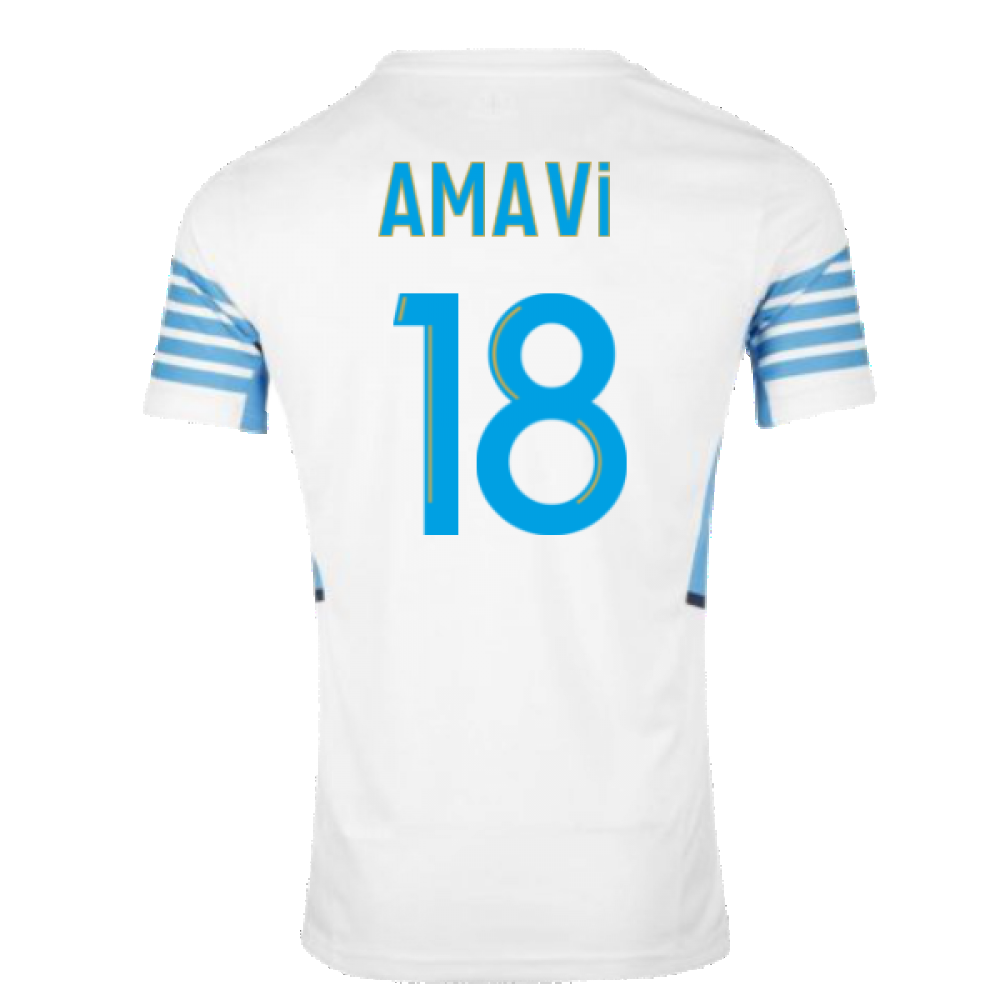 2021-2022 Marseille Home Shirt (AMAVI 18)