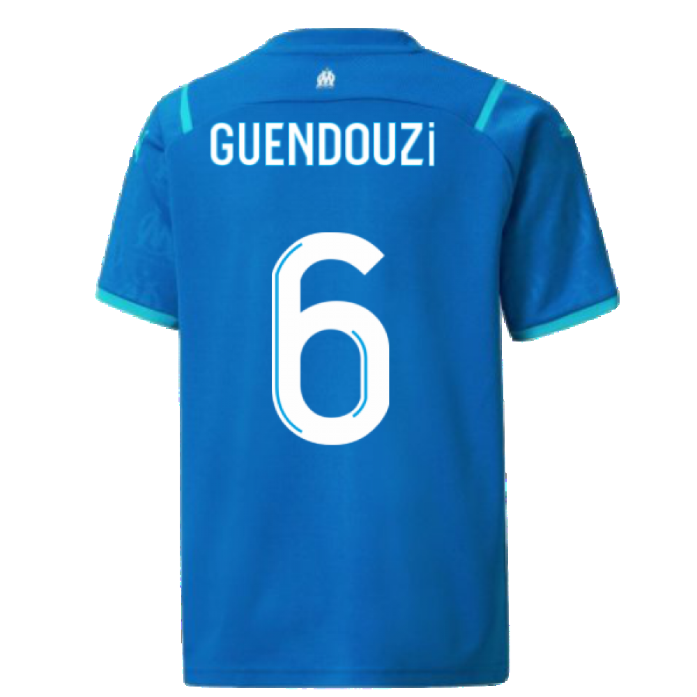 2021-2022 Marseille Third Shirt (Kids) (GUENDOUZI 6)