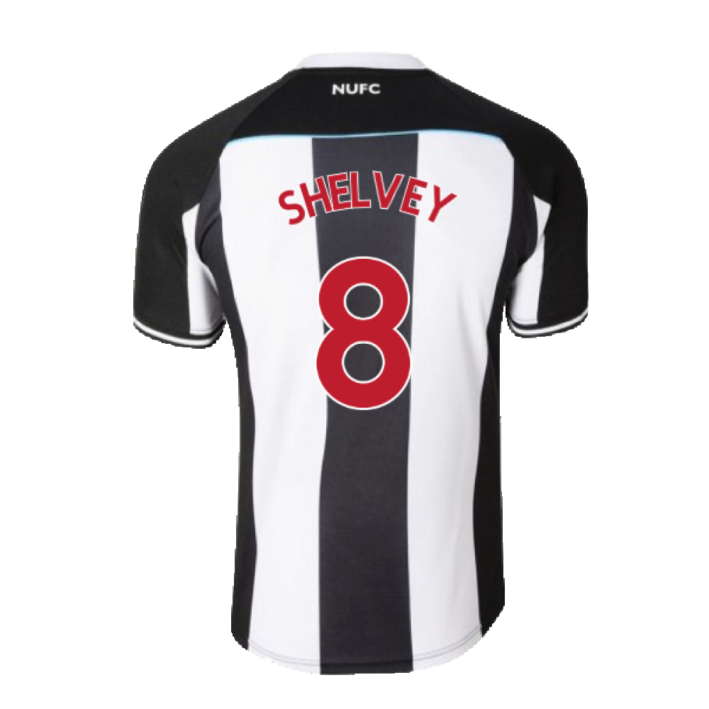 2021-2022 Newcastle United Home Shirt (M) (Mint) (SHELVEY 8)