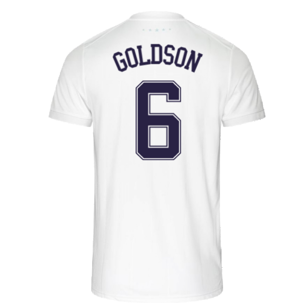 2021-2022 Rangers Anniversary Shirt (White) (GOLDSON 6)