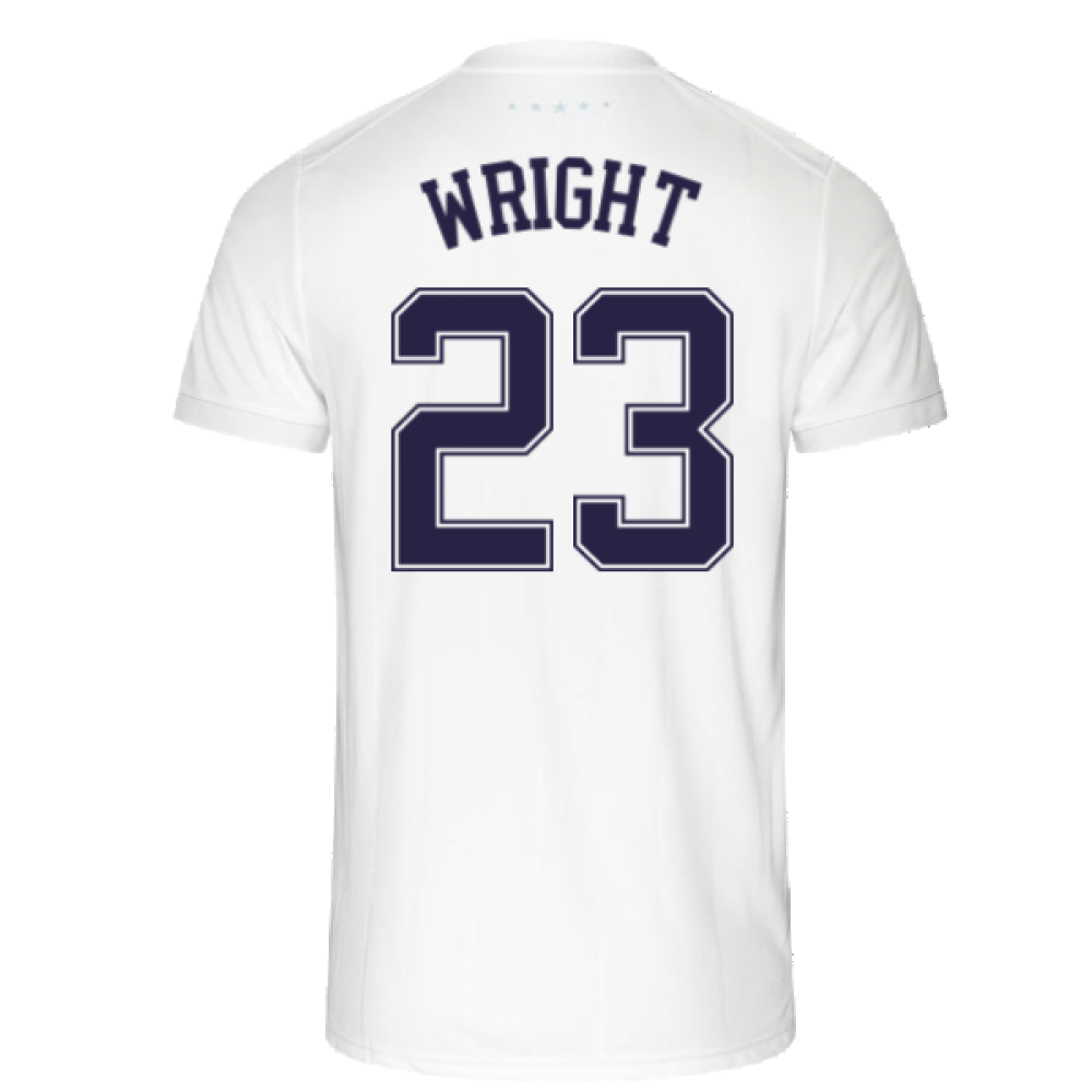 2021-2022 Rangers Anniversary Shirt (White) (WRIGHT 23)