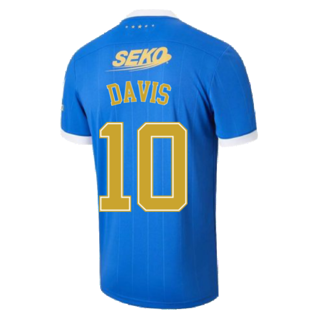 2021-2022 Rangers Home Shirt (DAVIS 10)