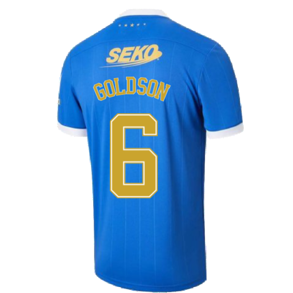 2021-2022 Rangers Home Shirt (GOLDSON 6)