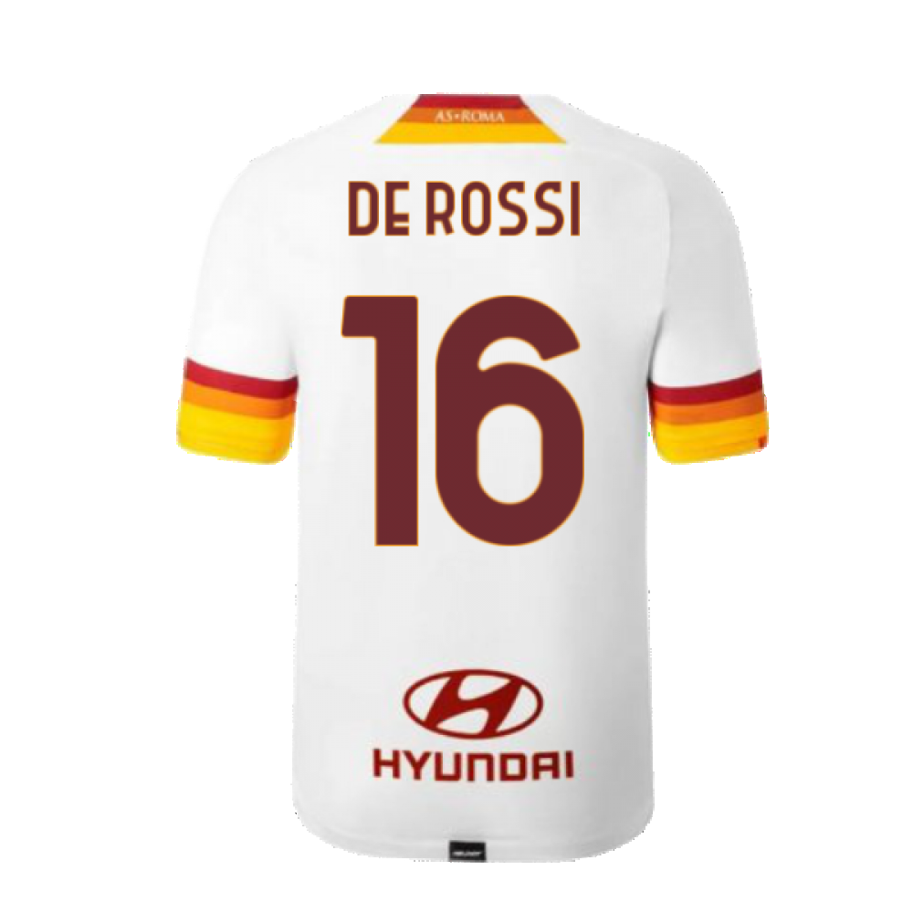 2021-2022 Roma Away Shirt (Kids) (DE ROSSI 16)