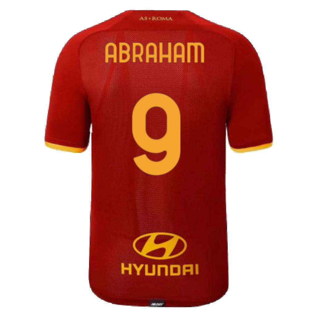 2021-2022 Roma Home Shirt (Kids) (ABRAHAM 9)