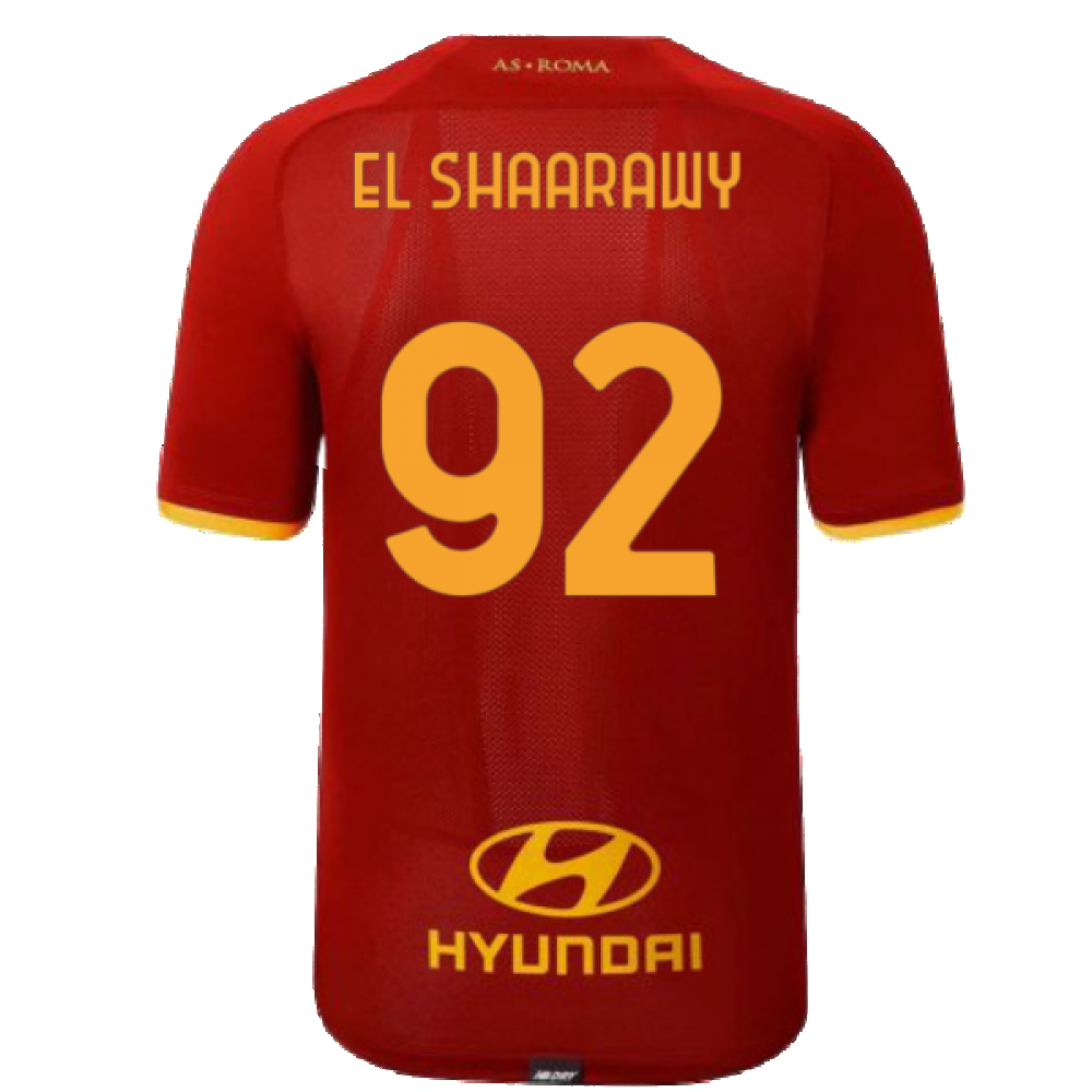 2021-2022 Roma Home Shirt (Kids) (EL SHAARAWY 92)