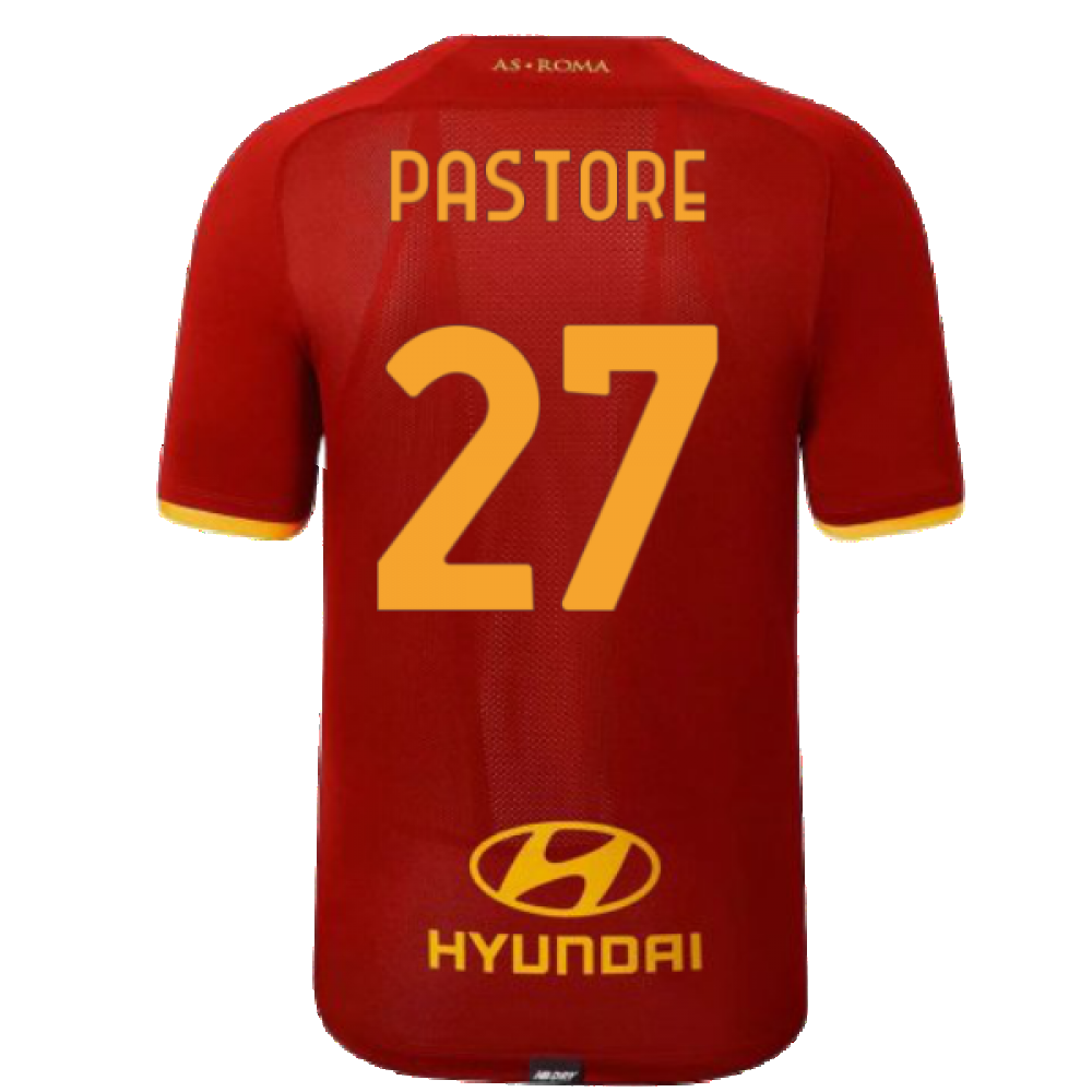 2021-2022 Roma Home Shirt (Kids) (PASTORE 27)