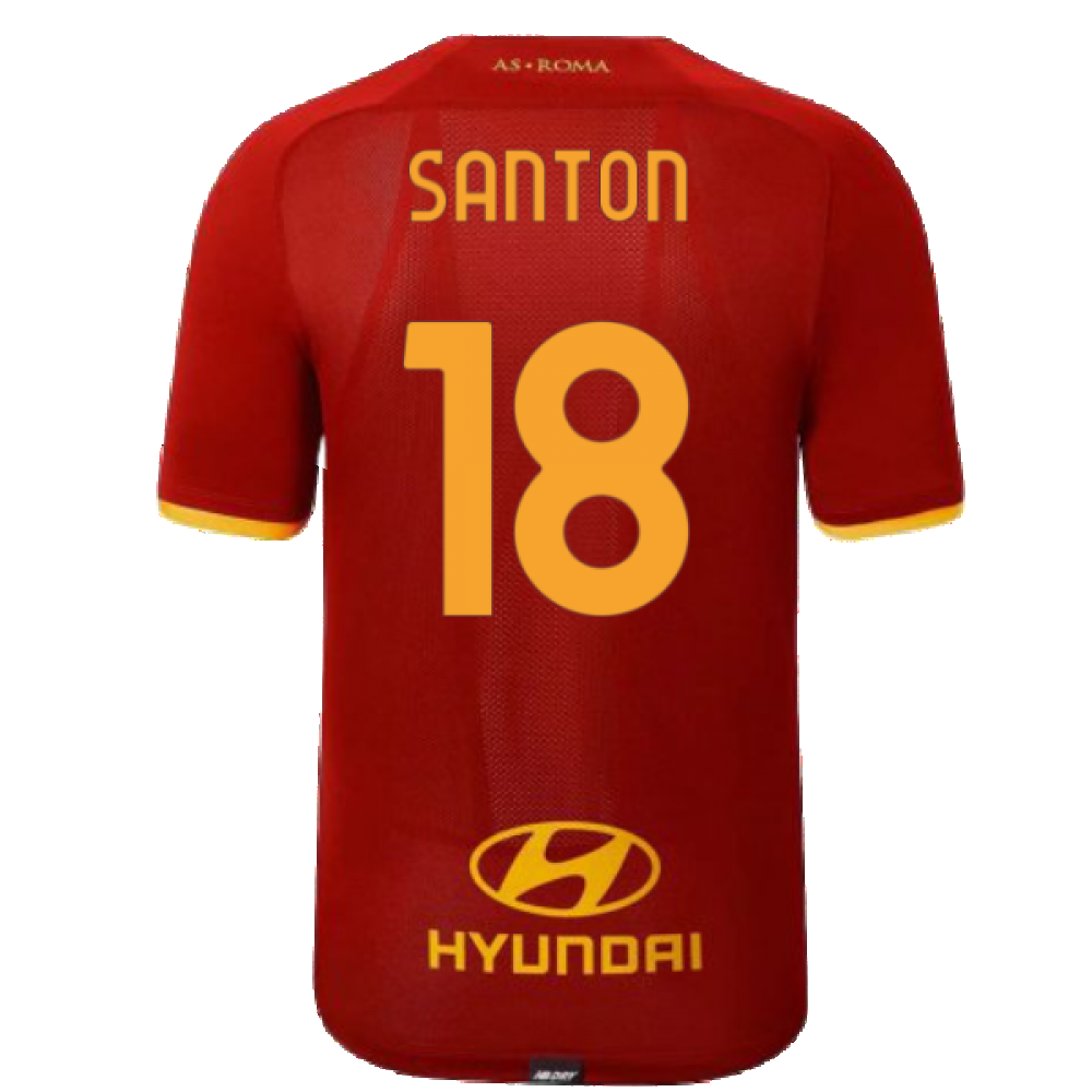 2021-2022 Roma Home Shirt (Kids) (SANTON 18)