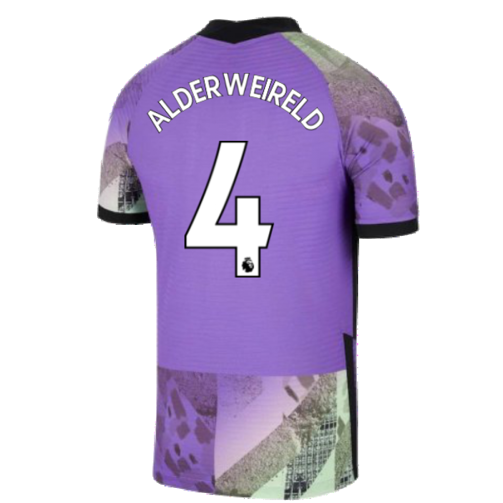 2021-2022 Tottenham Third Vapor Shirt (ALDERWEIRELD 4)