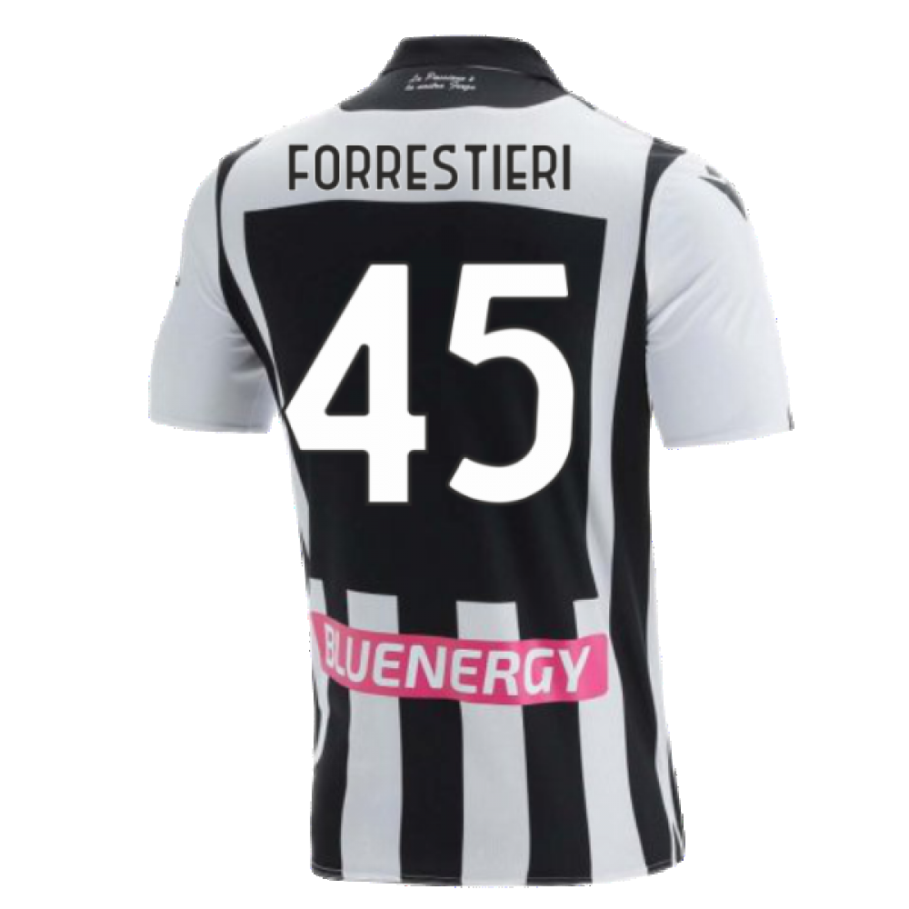 2021-2022 Udinese Home Shirt (FORRESTIERI 45)