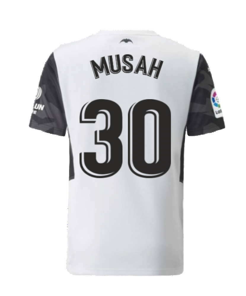 2021-2022 Valencia Home Shirt (Kids) (MUSAH 30)