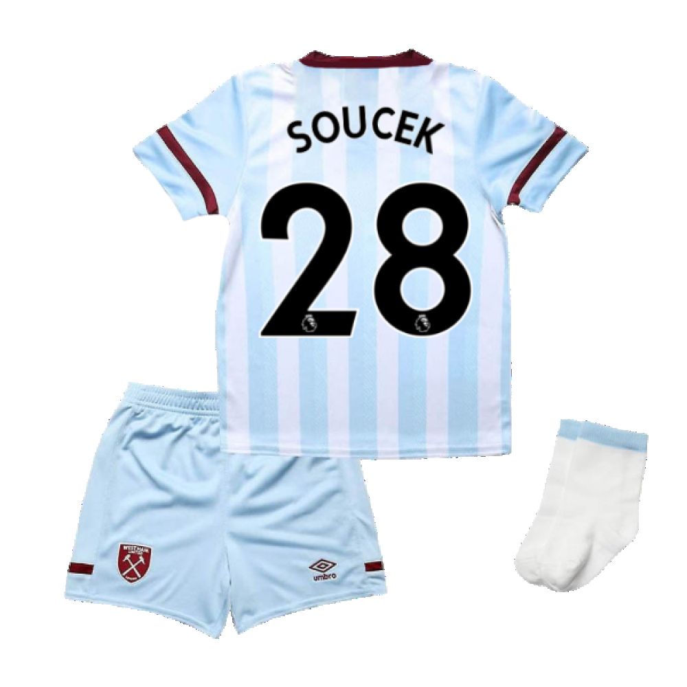 2021-2022 West Ham Away Baby Kit (SOUCEK 28)