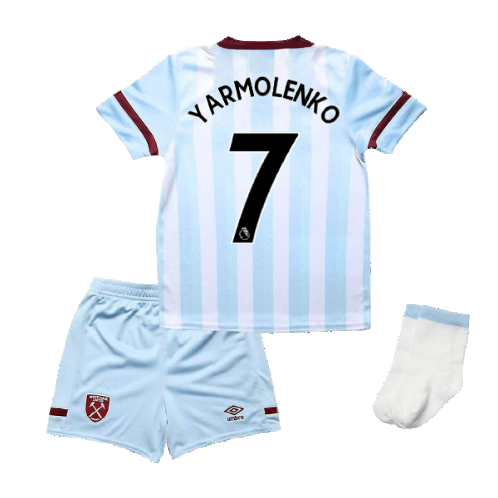 2021-2022 West Ham Away Baby Kit (YARMOLENKO 7)