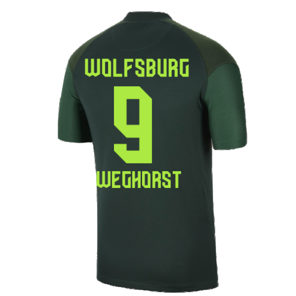 2021-2022 Wolfsburg Away Shirt (Kids) (WEGHORST 9)