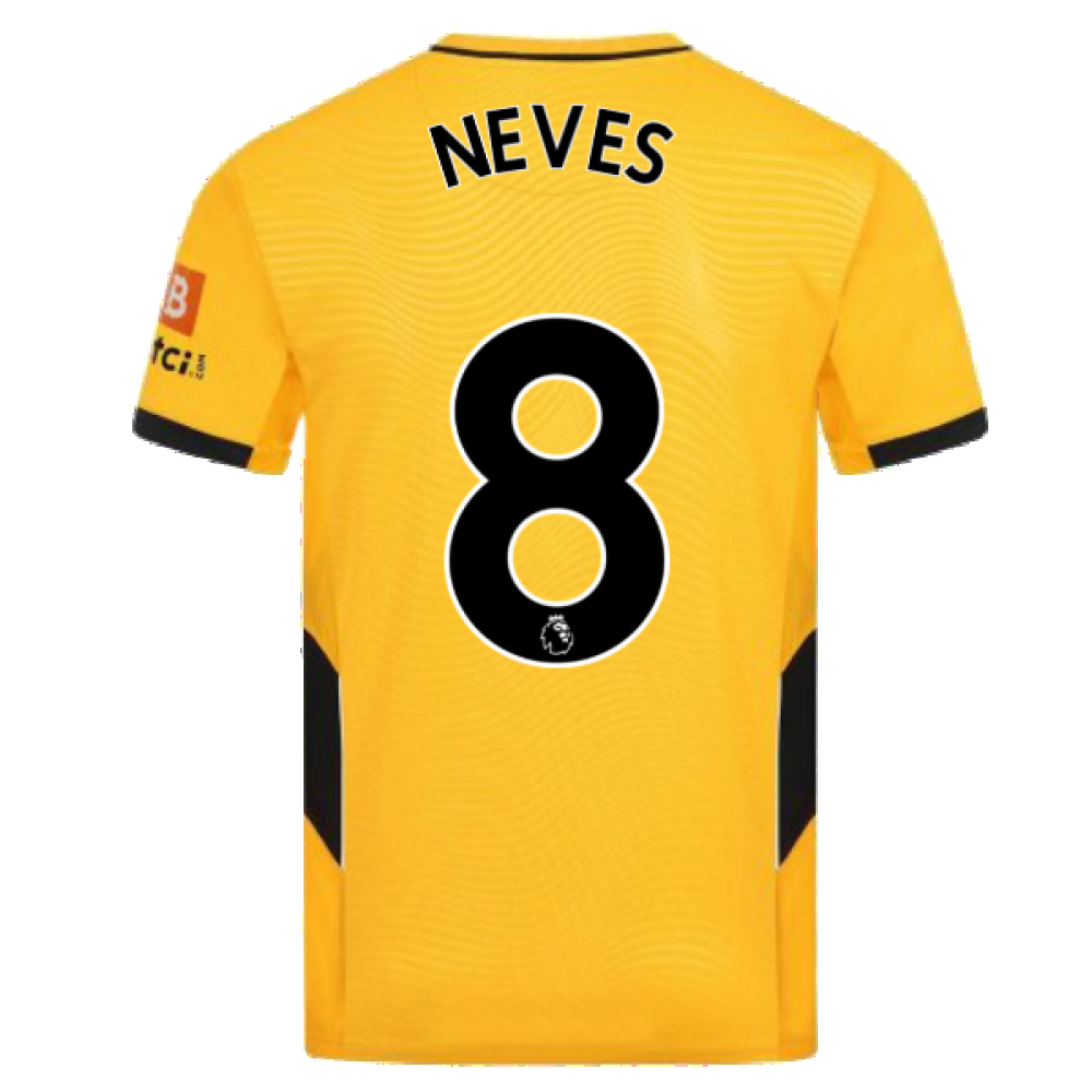 2021-2022 Wolves Home Shirt (NEVES 8)