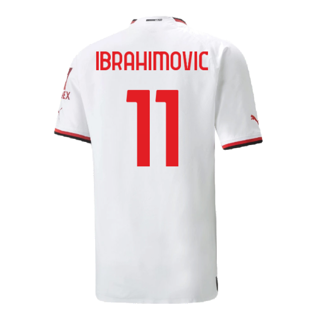 2022-2023 AC Milan Authentic Away Shirt (IBRAHIMOVIC 11)