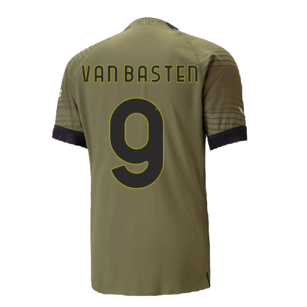 2022-2023 AC Milan Authentic Third Shirt (VAN BASTEN 9)